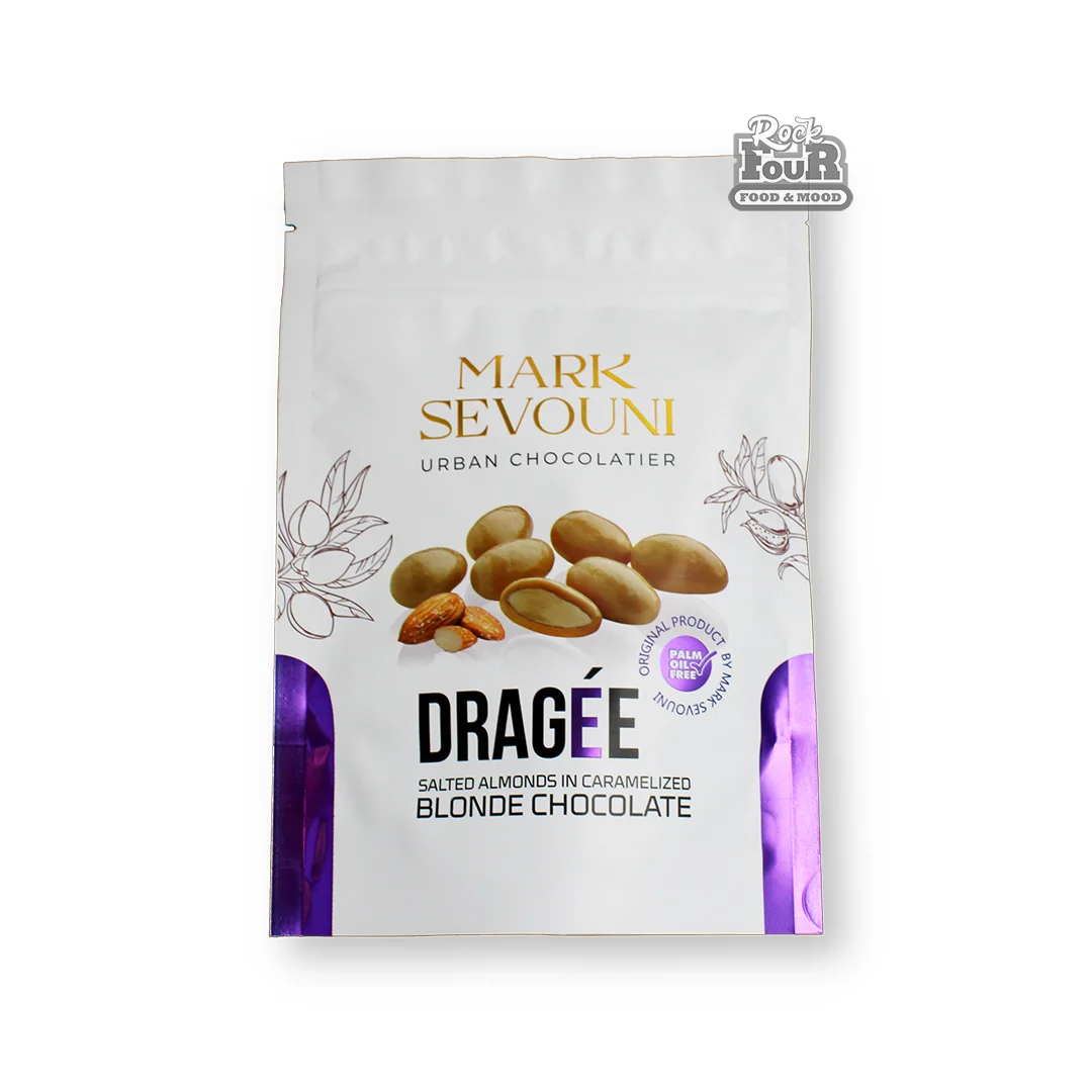 Dragee chocolate-coated "Mark Sevouni" with salted almonds 150g